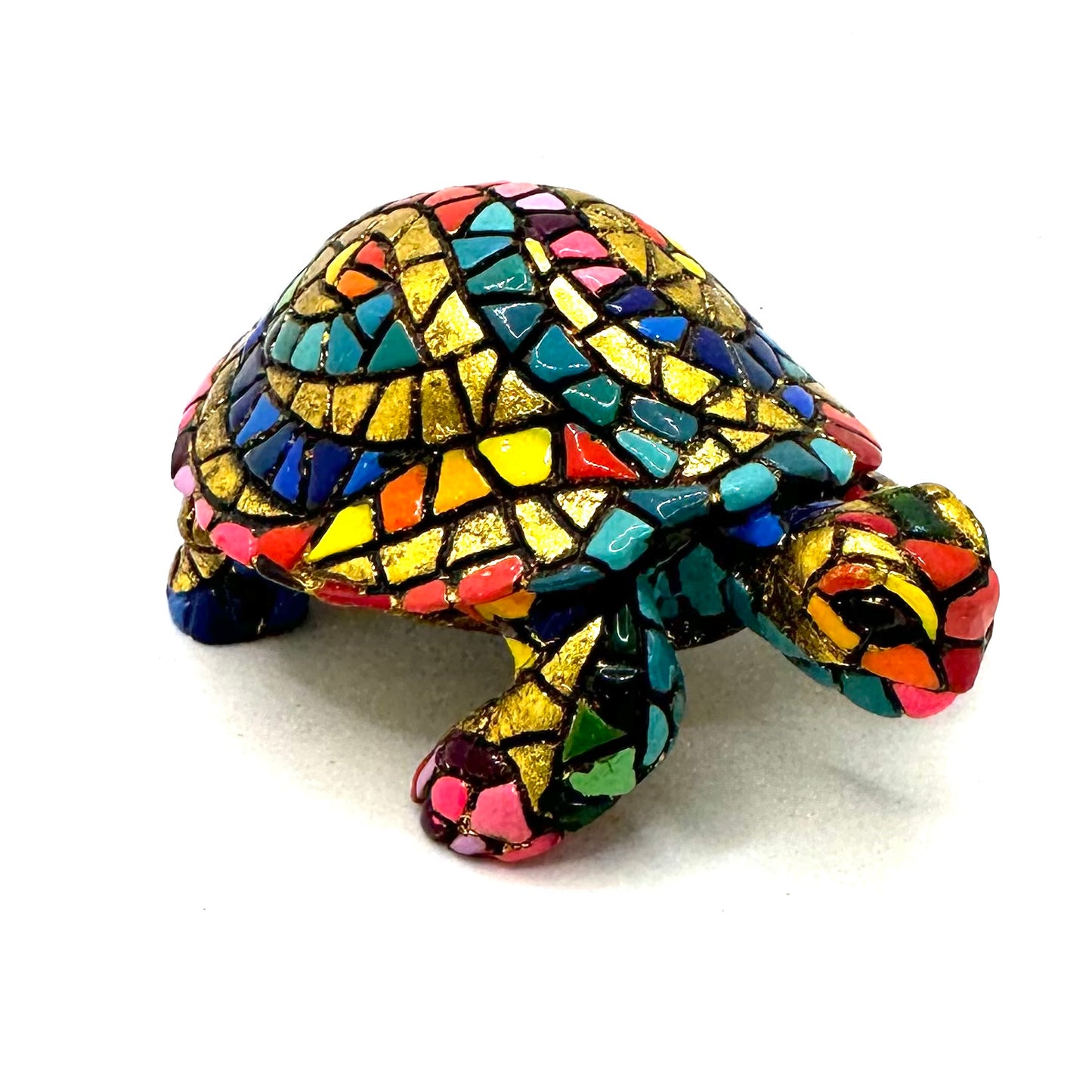 Tortue en mosaïque