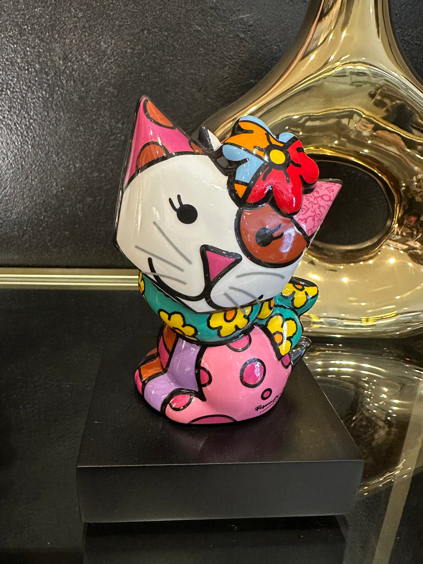 Figurine Chat Romero Britto