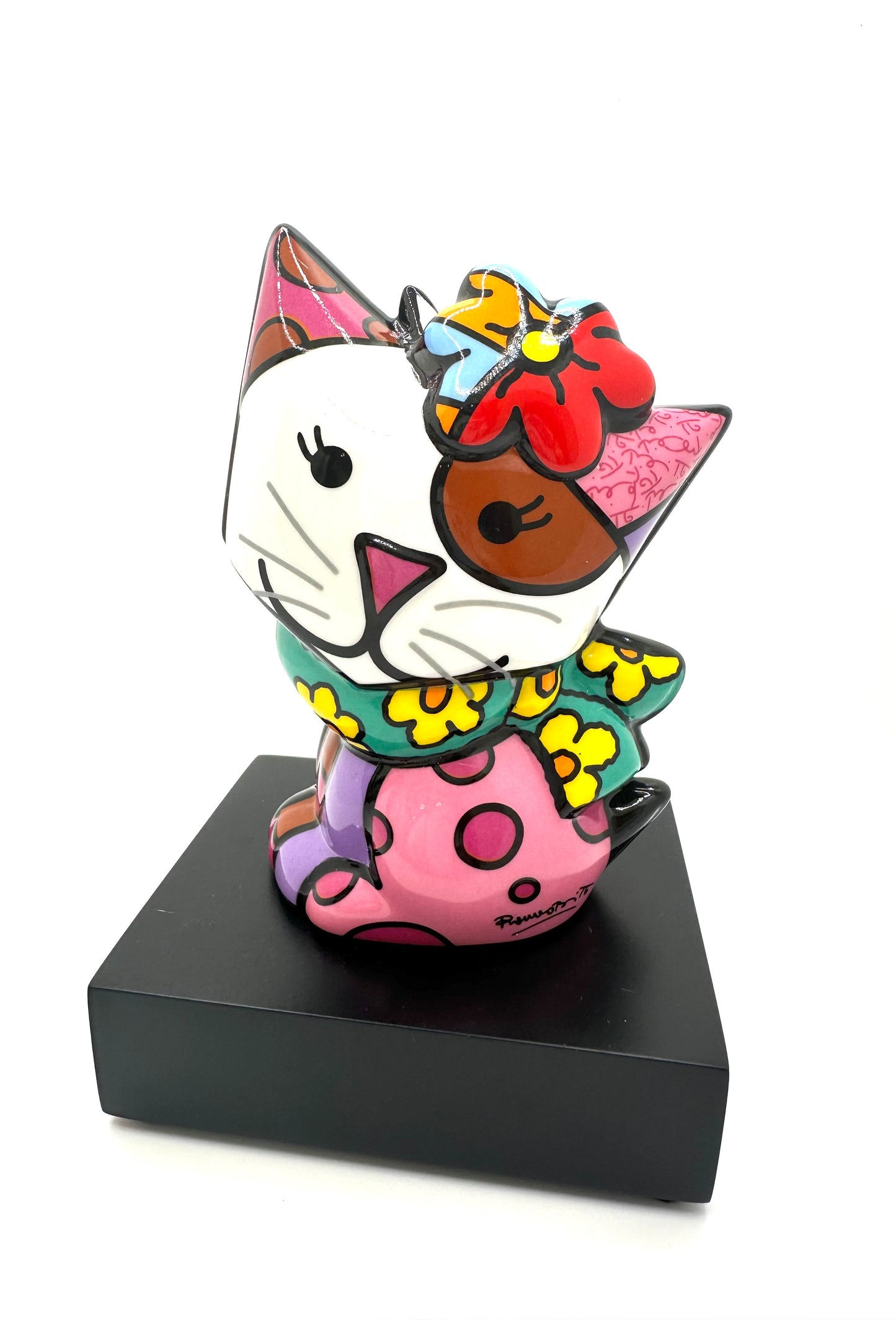 Figurine Chat Romero Britto