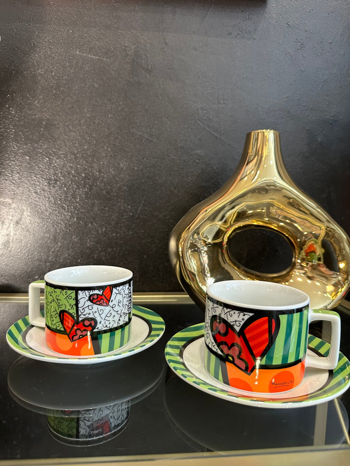 Deux Tasses à Café Romero Britto