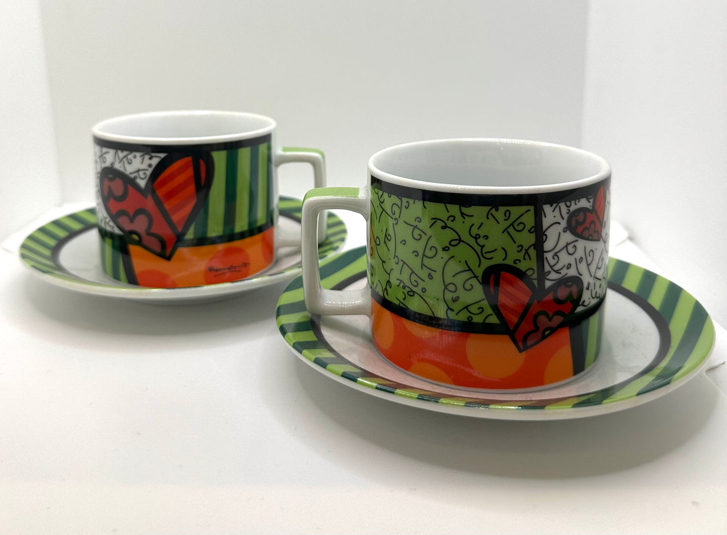 Deux Tasses à Café Romero Britto