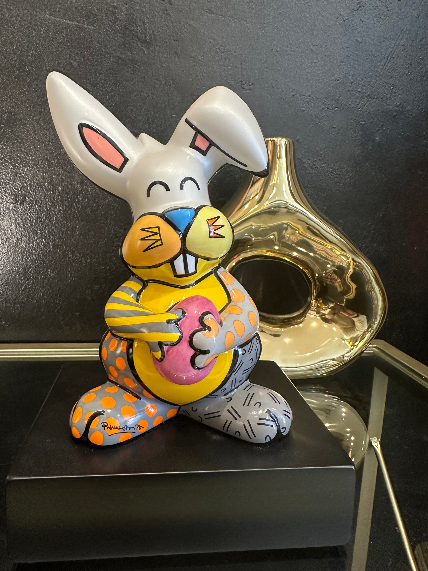 Figurine Lapin Romero Britto