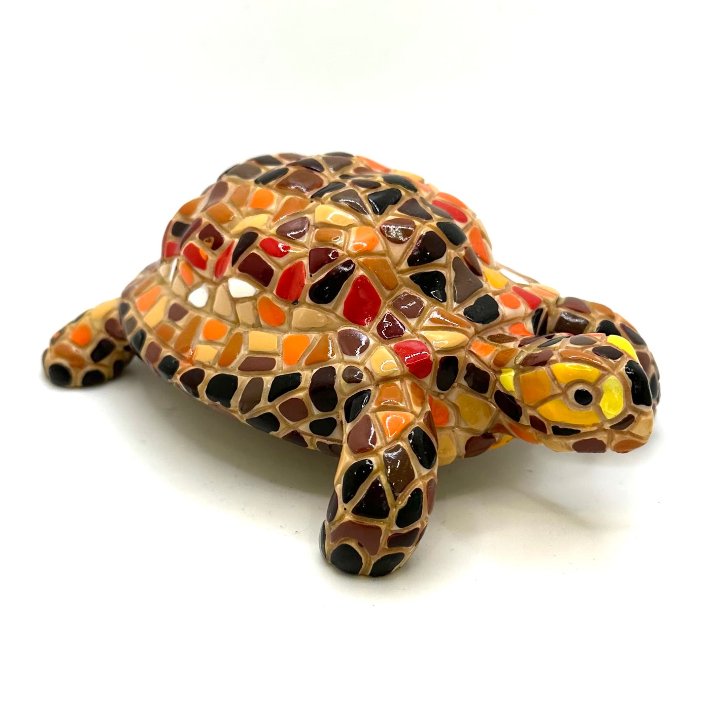 Tortue Marron en mosaïque