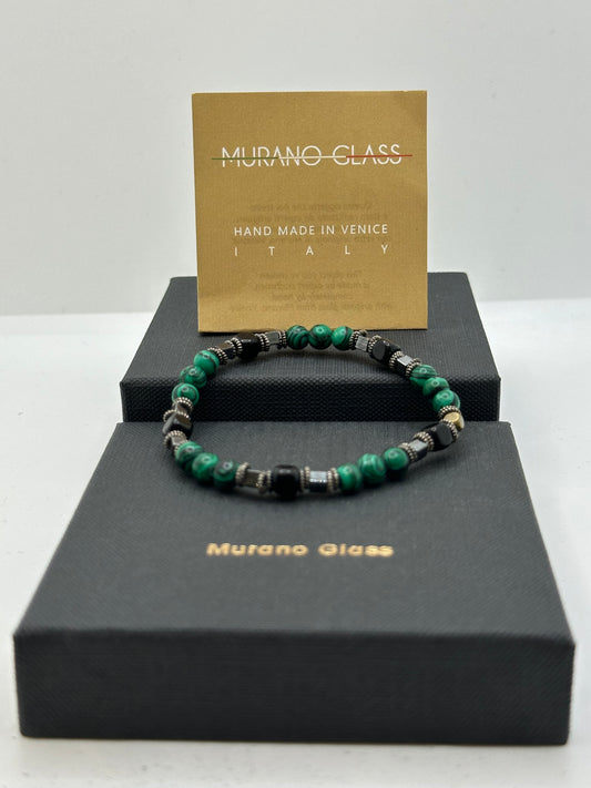 Bracelet Venezia Pierre de Malachite