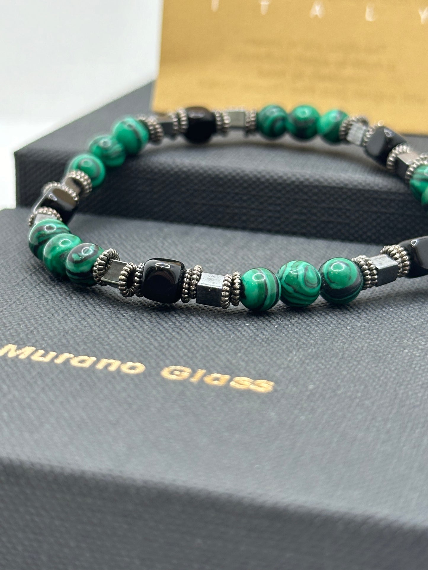 Bracelet Venezia Pierre de Malachite