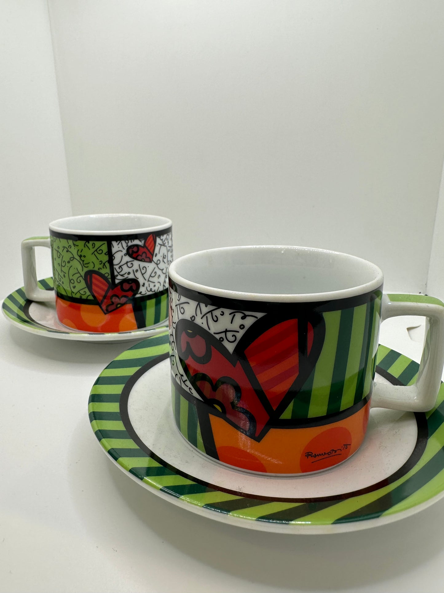 Deux Tasses à Café Romero Britto