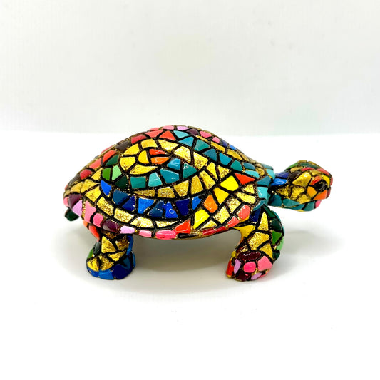 Tortue en mosaïque