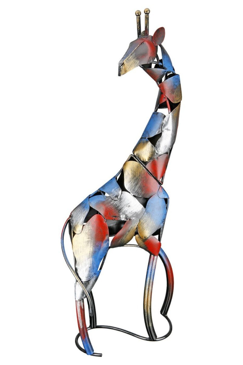 Sculpture Girafe Métal